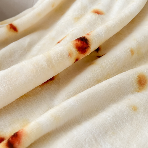 New Product Instagram Style Mexican Taco Blanket Round Pizza Blanket Children's Nap Blanket Shawl Exclusive