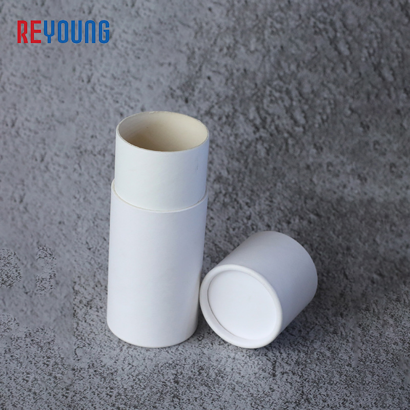 制定精油瓶纸筒包装盒加工牛皮纸花茶保温杯圆形纸罐批发佛香包装