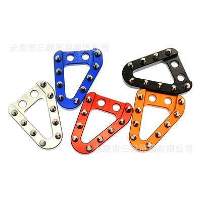 Motorcycle pedals — Rear Footrest Triangle Head, Adjustable