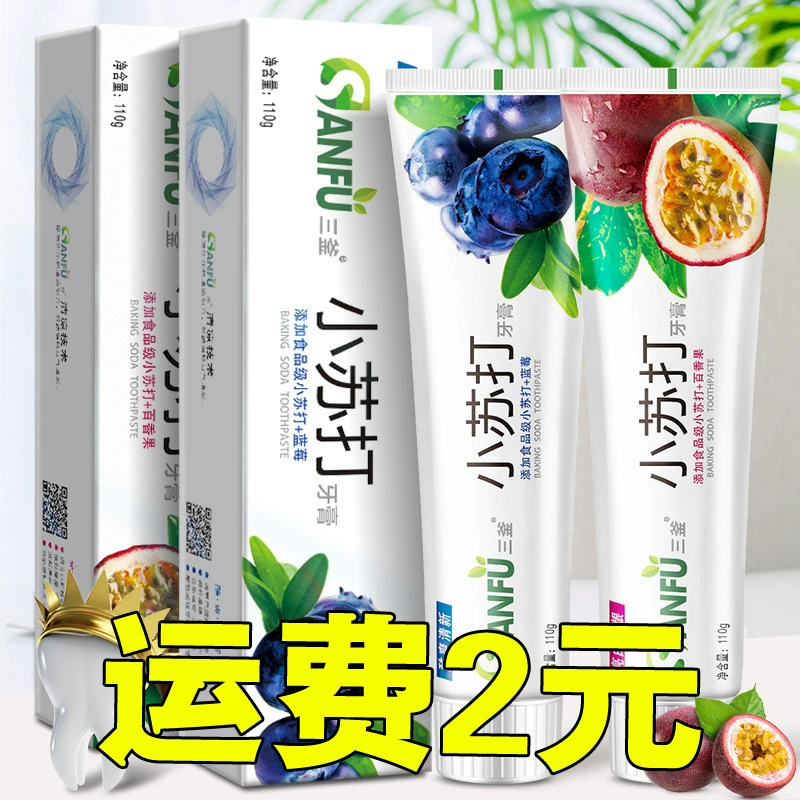 Пышная сода фруктовая зубная паста очищает рот свежим дыханием