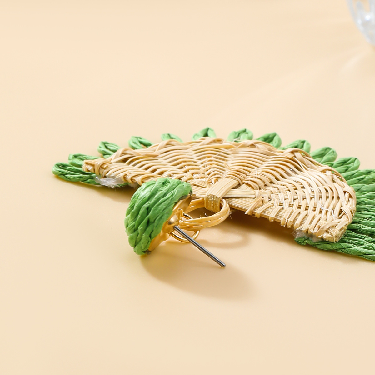 7g Weight 304 Stainless Steel Ear Needle Material Drop Earrings Classification 1 Pair Quantity Holiday, Weekend Occasion raffia Material Geometric Pattern All Seasons Season Women's Gender Braid Design Vacation, Ethnic Style Style 1 Pair Vacation Ethnic Style Geometric Braid Raffia Drop Earrings 16