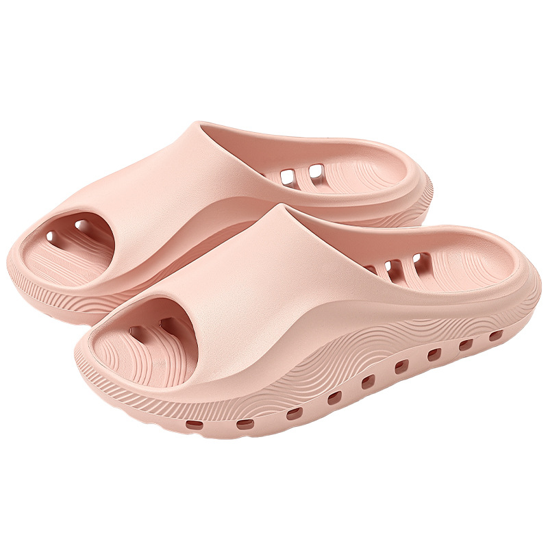 Women's Summer Thick-Soled EVA Soft Sole Top Quality Water-Resistant Slippers, Breathable, Non-Slip, Indoor Home Bathroom Sandals_voghion.com