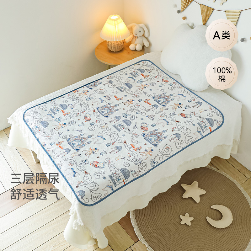 Baby Diaper Pad Waterproof Washable Breathproof Neonatal Leak-proof Pad Baby Overnight Pad Infant Diaper Mattress Children