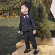 花童男童礼服套装儿童小西装主持人周岁生日男钢琴演出服英伦代发