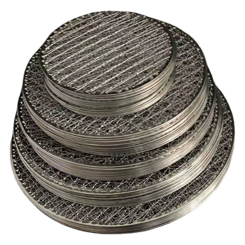 Круглый край одноразовая сетка для барбекю из нержавеющей стали Бытовая уличная сетка для сушки барбекю сетка для барбекю