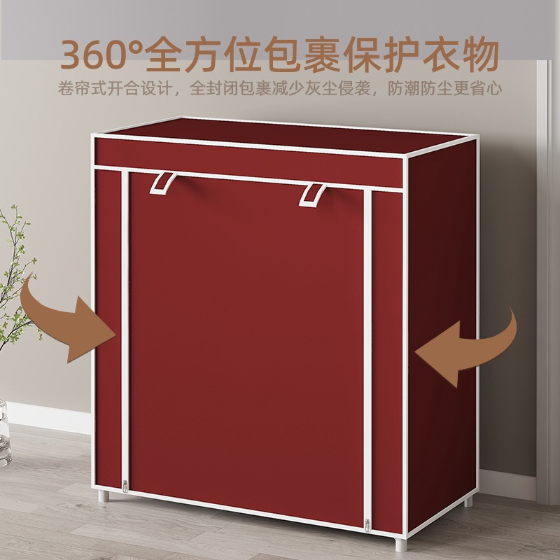 Simple shoe rack multi-layer space-saving dust-proof foreign trade batch export for rent house dormitory modern minimalist home use assembly shoe cabinet