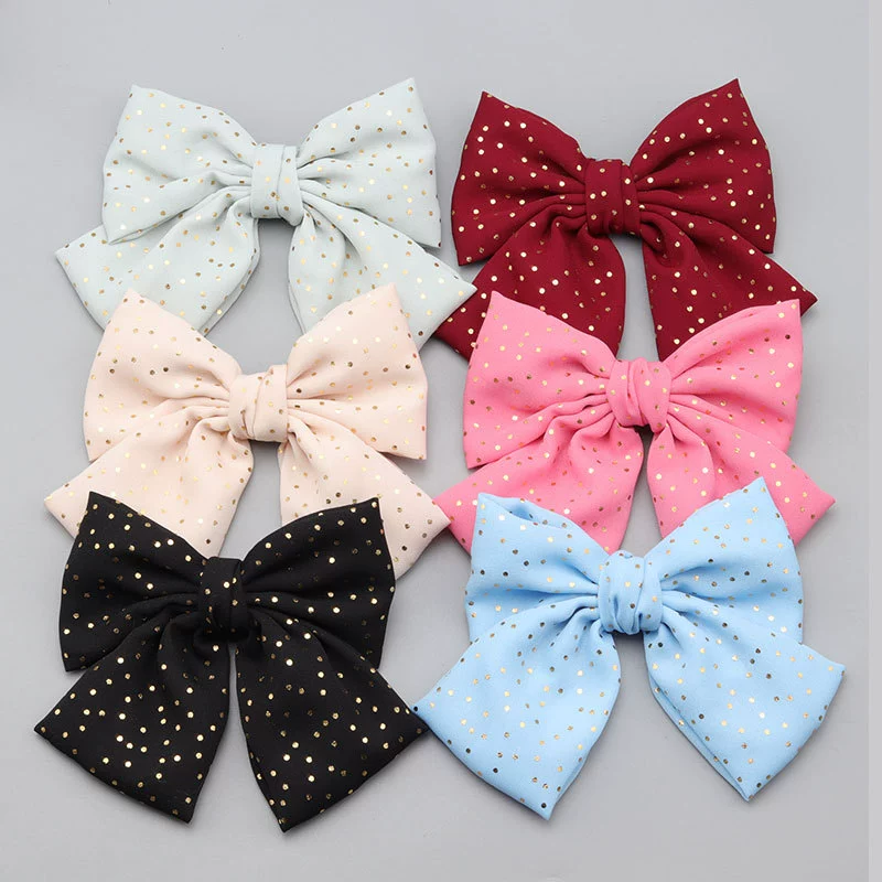 Starry sky with bow, hairgrip, hairpin, hair accessory