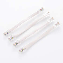 工厂直销各类RJ11 RJ12 RJ19 4P2C 4P4C6P4C电话线扁平线生产