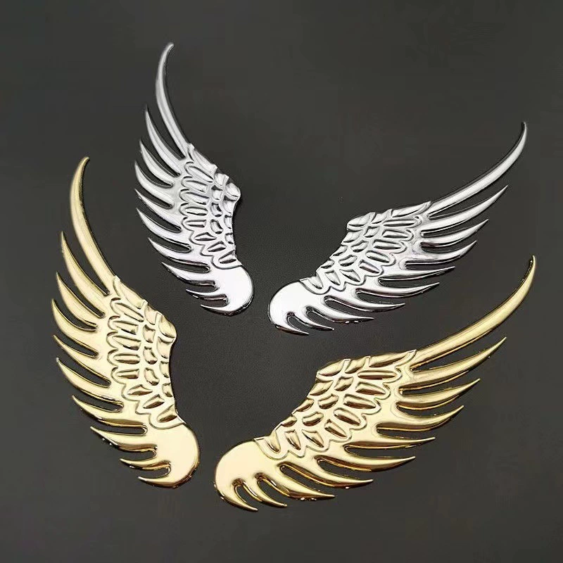 Автомобиль 3D Крылья ангела Автомобильная Наклейка стерео металлические крылья орла Автомобильная наклейка твердый автомобильный хвостовой маркер Модифицированная декоративная наклейка