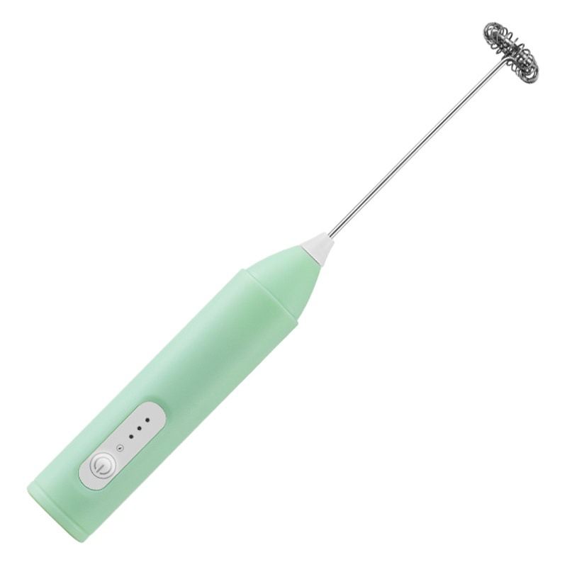 Máquina de espuma de leche mezcladora eléctrica doméstica mezcladora de café inalámbrica batidora de espuma mezcladora de mano automática de leche