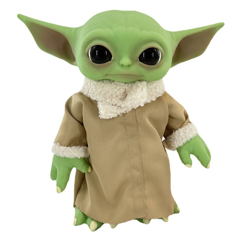 Yoda bebé muñeca hecha a mano Star Wars manloda Navidad bebé Yoda juguete extranjero adornos