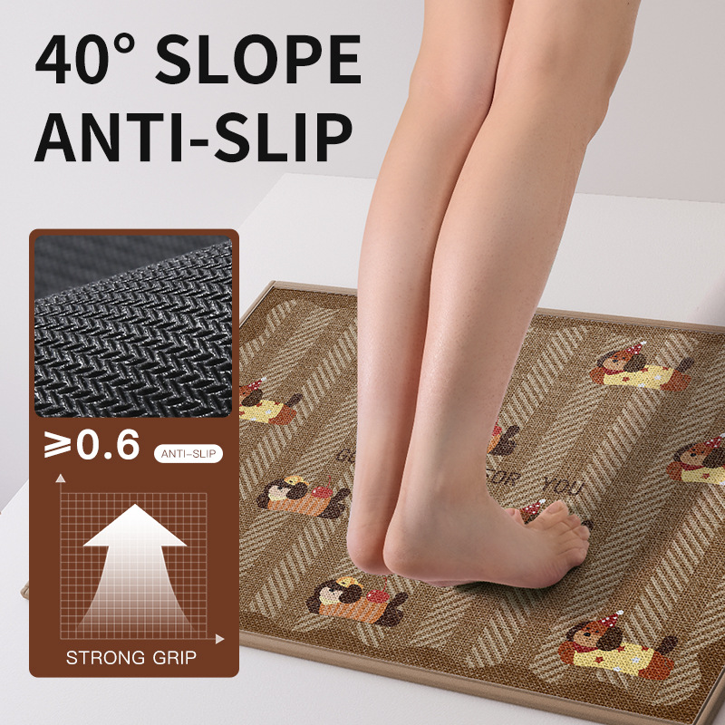 Alfombrilla de puerta transfronteriza Alfombrilla de pie resistente a la suciedad en la puerta Alfombrilla de pie personalizable fuera de la puerta Alfombrilla de puerta de entrada Alfombrilla de entrada Alfombrilla de pie