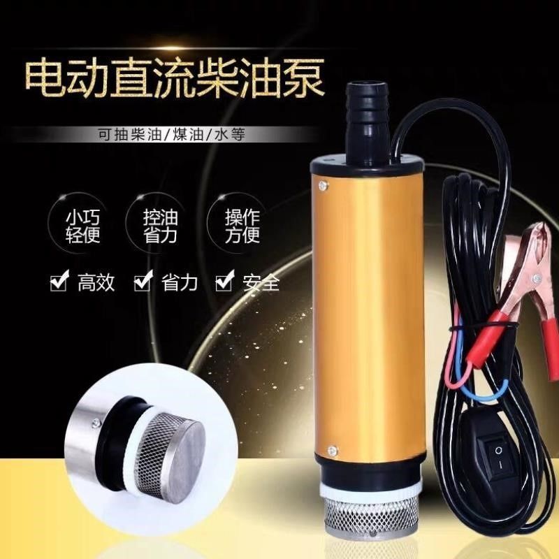 电动抽油泵12V直流柴油加油机24V自吸潜水泵油抽子抽油厂家热销|undefined