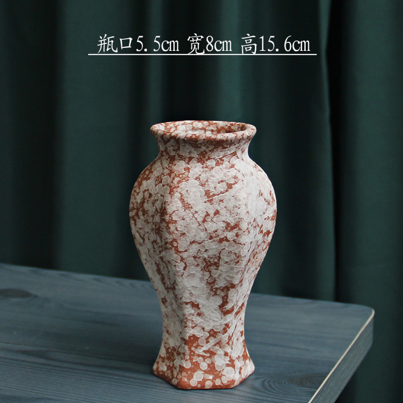 Chai hình lục giác nhỏ wabi-gió