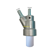 喷砂机配件喷沙枪碳化硼喷嘴喷砂枪头C型喷枪不带吊耳配45*20喷嘴