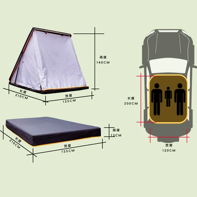 Off-Road Vehicles, Avtomobil dam çadırları
