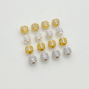 14K����ɫ΢��ʯ����С�������ֹ�diy������Ʒ�������