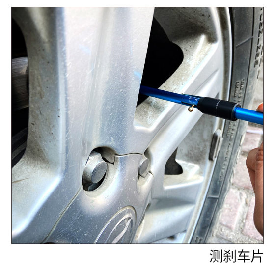 Detection Pen Scale Thickness Ruler Measuring Tool Gauge Car Brake Pad Tire Tread Depth Ruler Detector