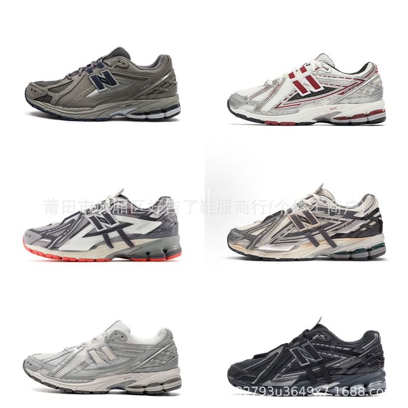 莆田 Haoji は純粋な nb1906 シルバー、シルバー、グレー、ホワイト、グリーン、ネイビーブルー、通気性のあるカジュアルな男性と女性のスポーツシューズです。|undefined
