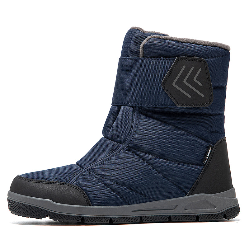 Grandes botas transfronterizas de invierno nuevas botas de nieve de pareja más zapatos de nieve cálidos al aire libre zapatos de algodón para hombres y mujeres