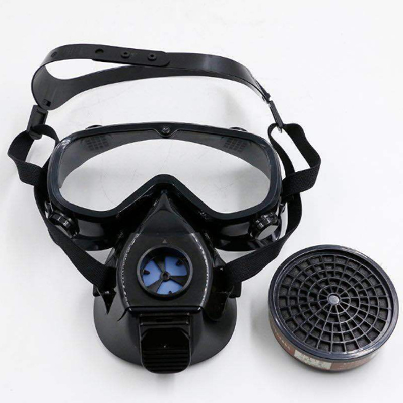 一护防风式防毒口罩工业喷漆防毒面具半面罩可配换滤毒盒装修