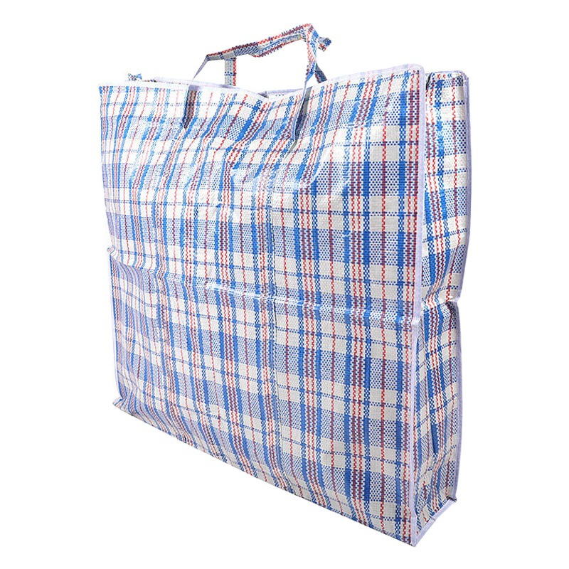 Almacenamiento en movimiento bolsa de piel de serpiente embalaje impermeable PP tejido bolsa de equipaje de gran capacidad bolsa de almacenamiento portátil en stock