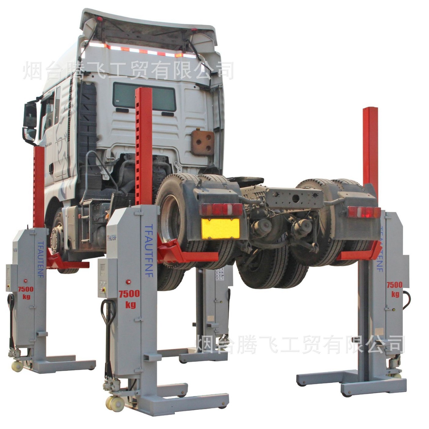 Elevación de camiones pesados elevador de autobuses elevación pesada de vehículos comerciales fábrica de elevación hidráulica móvil