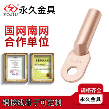 銅線鼻子DT鍍錫線耳電纜銅接線端子可定制永久電力金具鍍錫工藝