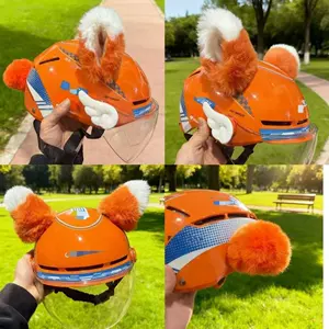 3D Pişik Dovşan Qulaqları Uşaq Aksesuarları, Motosiklet Tam/Yarım Dəbilqələr