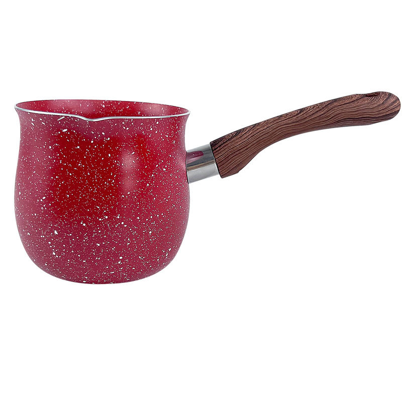 Taza de café antiadherente, olla para comida de bebé, olla para leche, olla pequeña para sopa, hervidor antiadherente, mini olla para leche, cafetera image 2