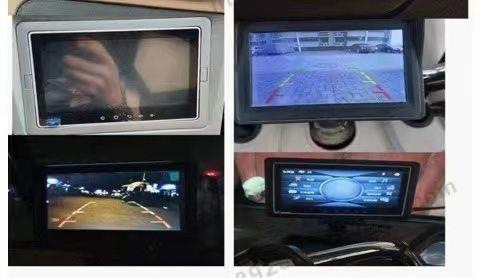 Electric tricycle reversing camera, four-wheel high-definition 4.3inch /7 inch 12v display screen, high-definition rearview camera
