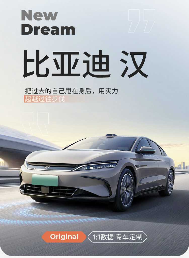 Seat Cushion for 2025 BYD Han Lamos Car, Half-Wrapped, Four Seasons