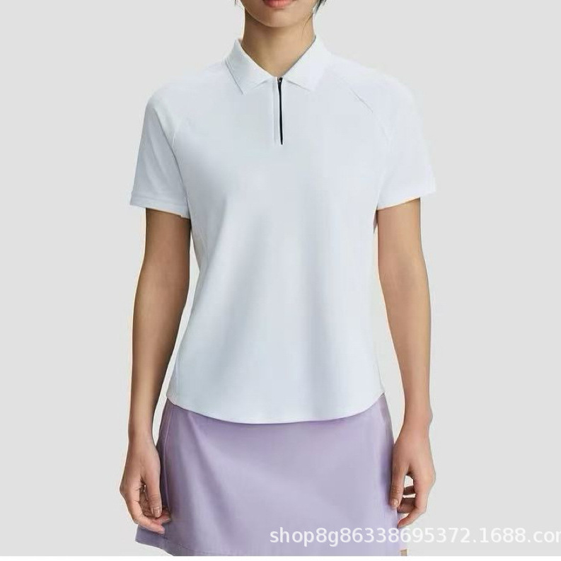 Cross-border 26 Summer New Trendy Brand D Style Women's Sports Quick-drying Polo Shirt Casual Versatile Tennis Top