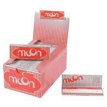 moon【跨境专供】热销宣纸 超薄慢燃手卷纸至尊蓝切角70MM木浆纸