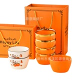 Керамические квадратные блюда и палочки для палочек, установите один оленя с вами в Phnom Penh Penh Color Share Moid