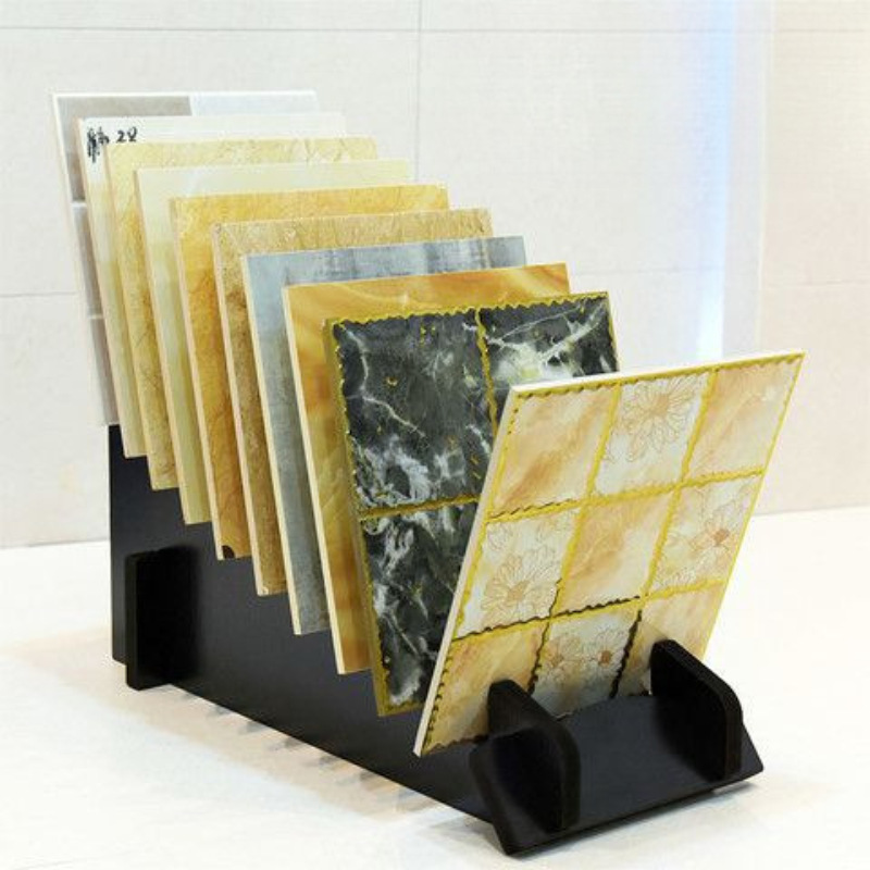 落地式瓷砖样品展示架立式木地板样板墙砖展示架瓷砖富之云