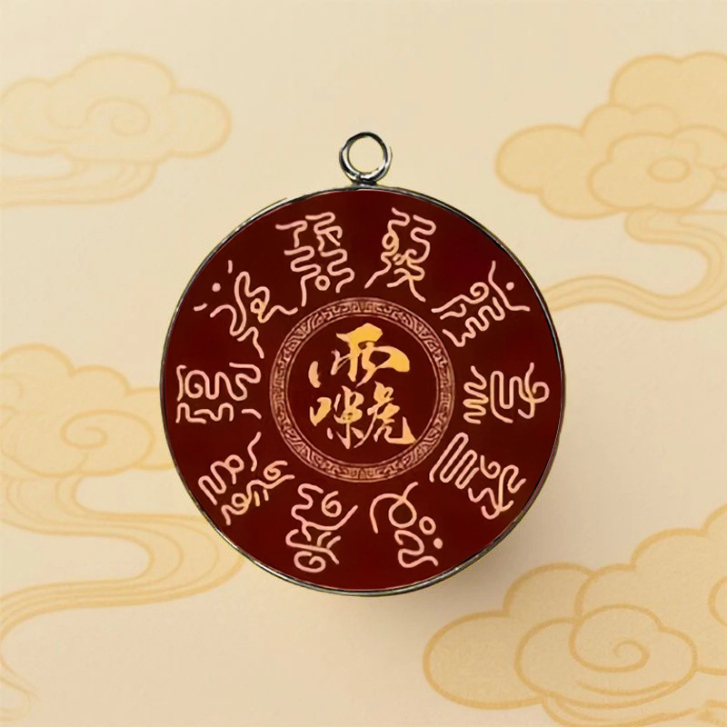单面30mm 圆形时光宝石 创意 财万两吊坠配饰 钥匙扣 饰品