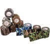 Waterproof camouflage self-adhesive hair band, street elastic bandage, sticker, modified decorations with cord, external use