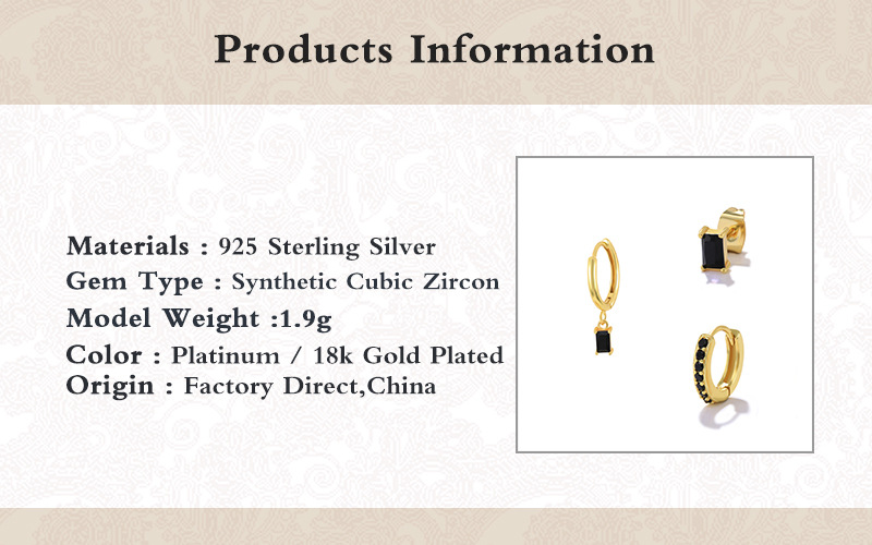 4g Weight 925 Sterling Silver Ear Needle Material 18K Gold Plated Plating Material Drop Earrings, Earrings, Ear Studs Classification 1 Set Quantity Date, Tea Party Occasion Copper Material Geometric Pattern All Seasons Season Women's Gender Elegant, Shiny Style 1 Set Elegant Shiny Geometric Copper 18K Gold Plated Drop Earrings Earrings Ear Studs 9