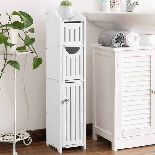 Bathroom gap storage cabinet, floor-mounted toilet side cabinet, multi-layer storage cabinet, large capacity storage rack