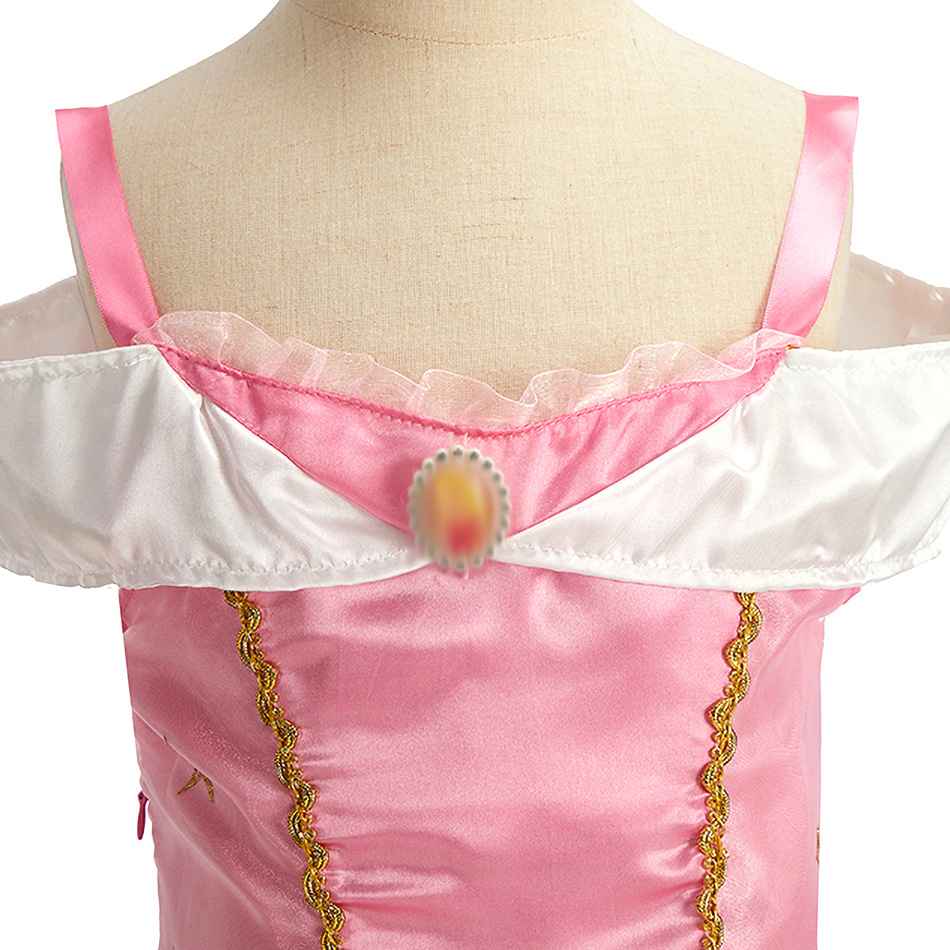 Princess Cartoon Flower Cotton Blend Girls Dresses display picture 6