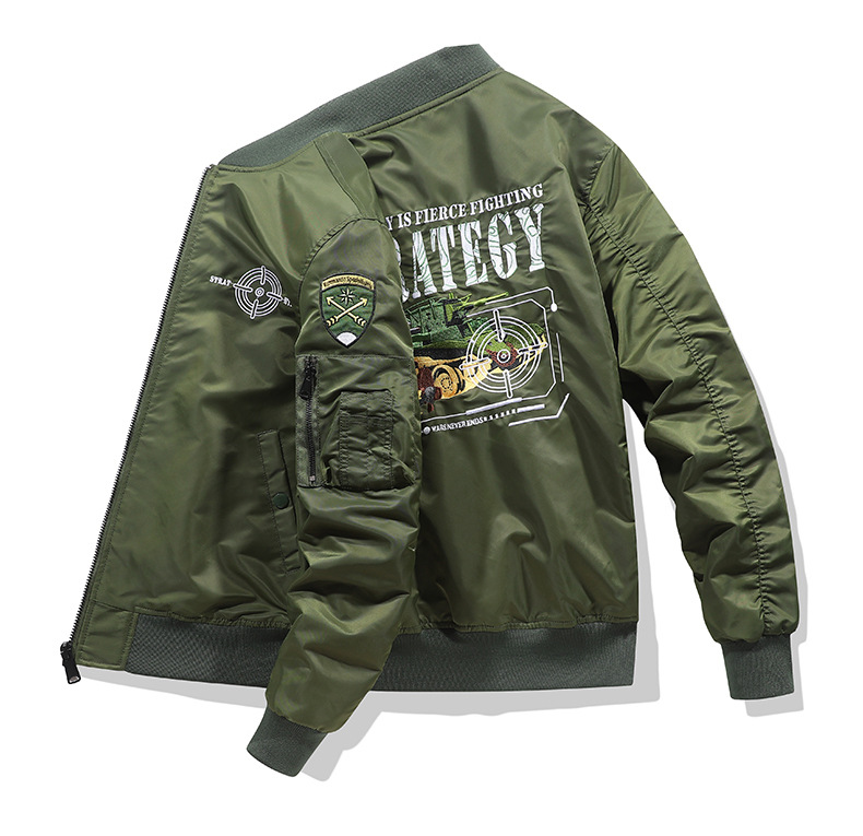 Men's Jacket Pilot Style Workwear Trendy Brand For Men_voghion.com