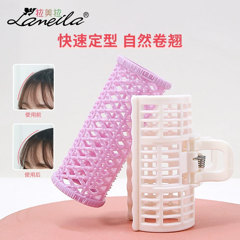 拉美拉 Plastic curly hairgrip, bangs, 2 pieces
