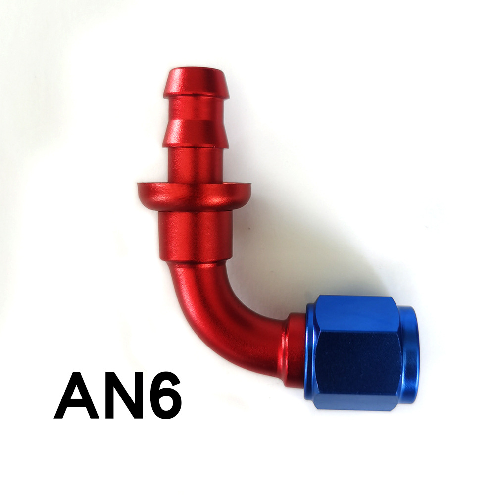 Oil Cooler Fitting | Qìchē Digər kuzov və aksesuarlar - an6-90-red-blue