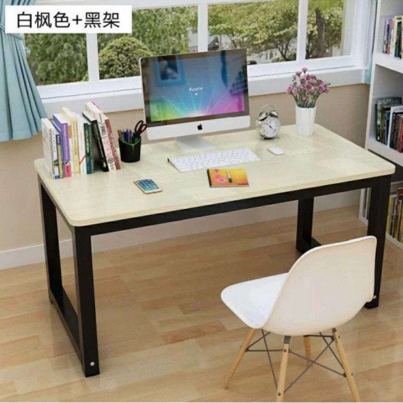 화이트 메이플 표면과 블랙 프레임(둥근 모서리)