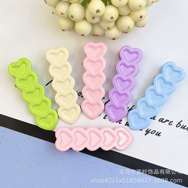 Scarf Love String Metal Clip 6CM Mixed Single