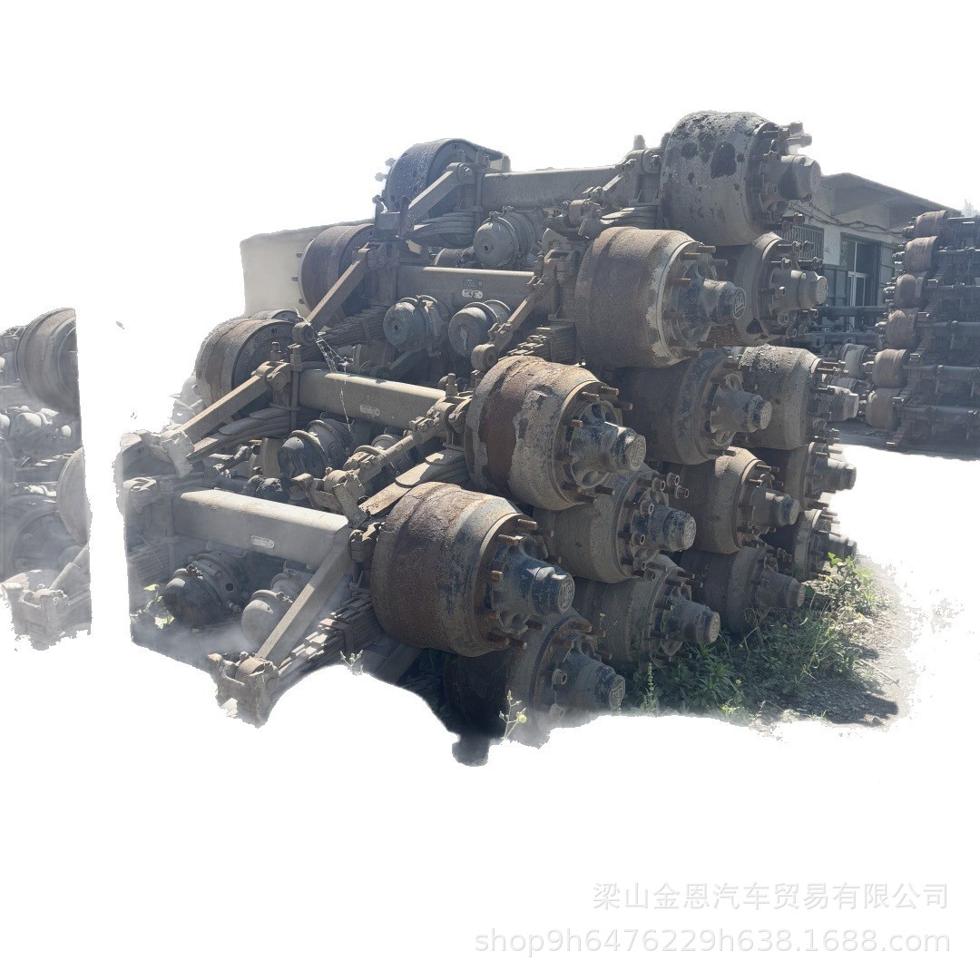 Cross-Border Used Engines, Rear Axles, Bow Plate Axles, American-Style 13-Ton Axles, Towing, Dump, Mixing, Trailers