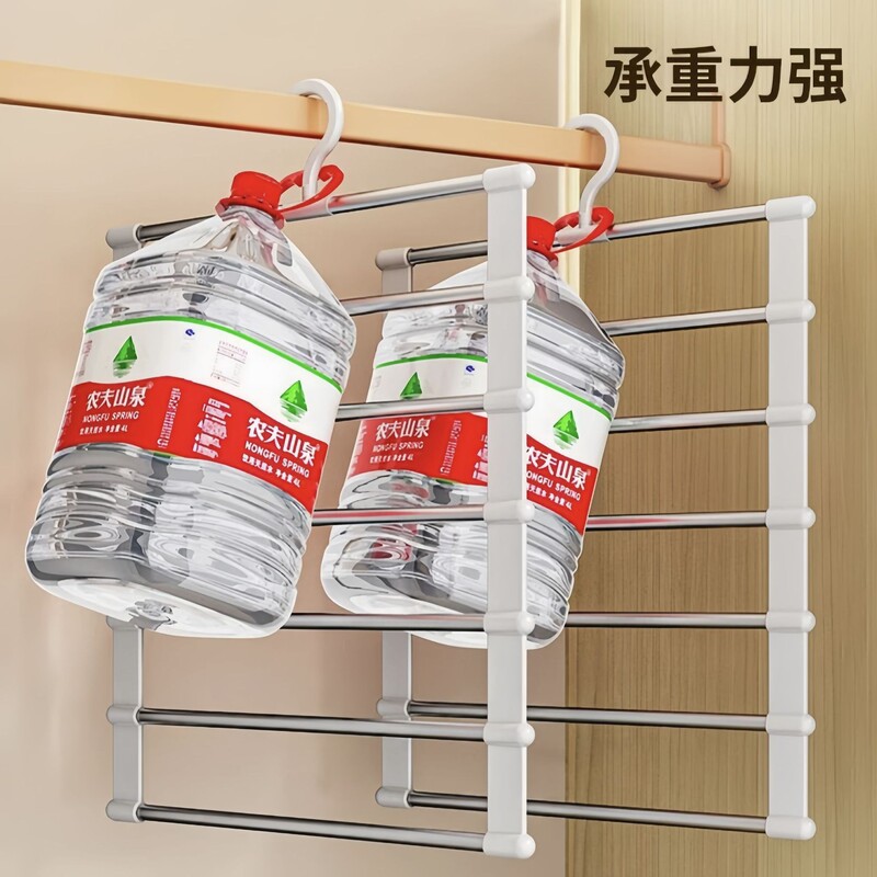 多功能裤架云梯折叠裤架不锈钢裤挂裤夹多层无痕收纳挂防滑批发|undefined