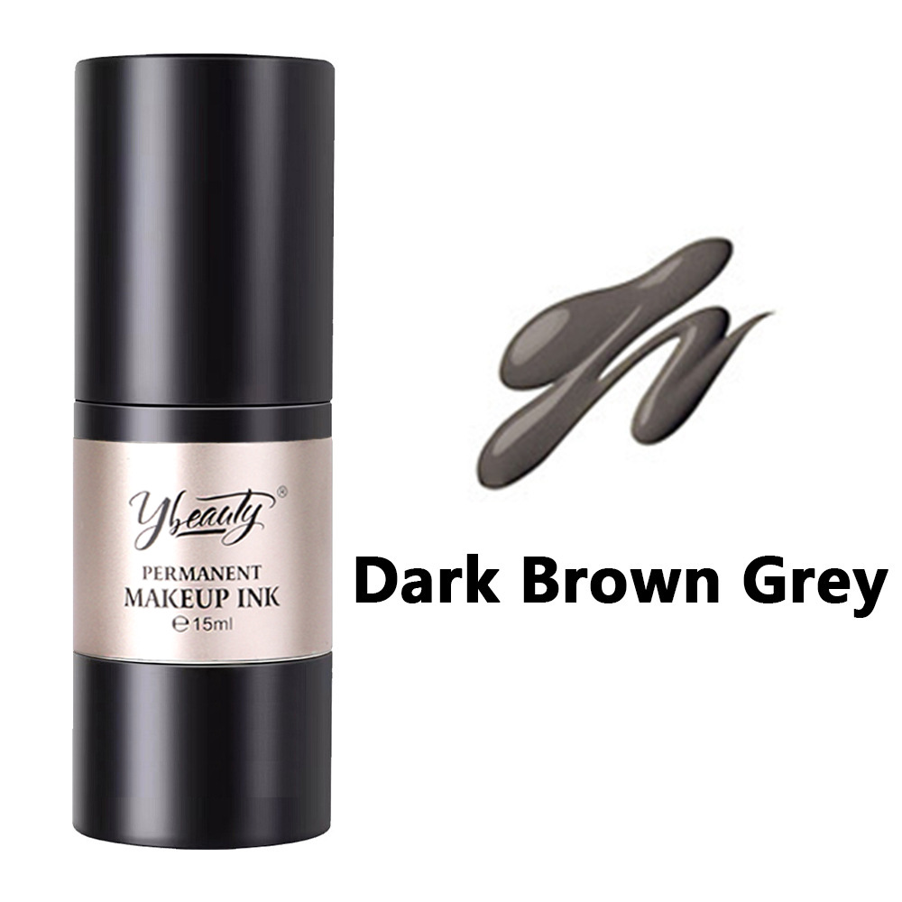 Ybeauty material de color de tatuaje 15ML planta fácil de colorear tatuaje de cejas niebla de cejas blanqueamiento de labios lentillas cosméticas línea de leche de color profesional