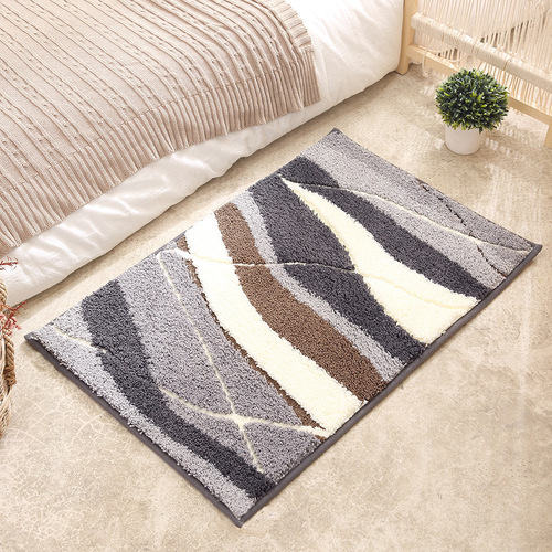 Ins Leaf Fake Cashmere Rugs Home Bedroom Bedside Soft Pad Anti-Slip Absorbent Living Room Sofa Coffee Table Mat